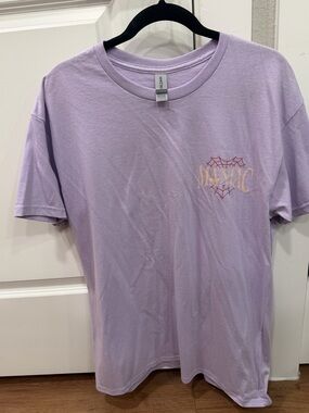 stray kids official maniac tour merch lavender purple shirt